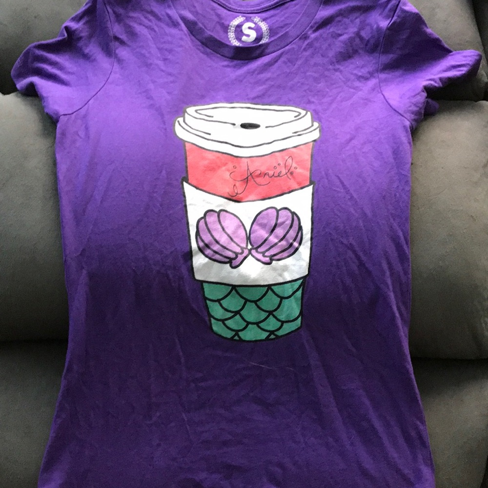 LITTLE MERMAID COFFEE CUP T-SHIRT